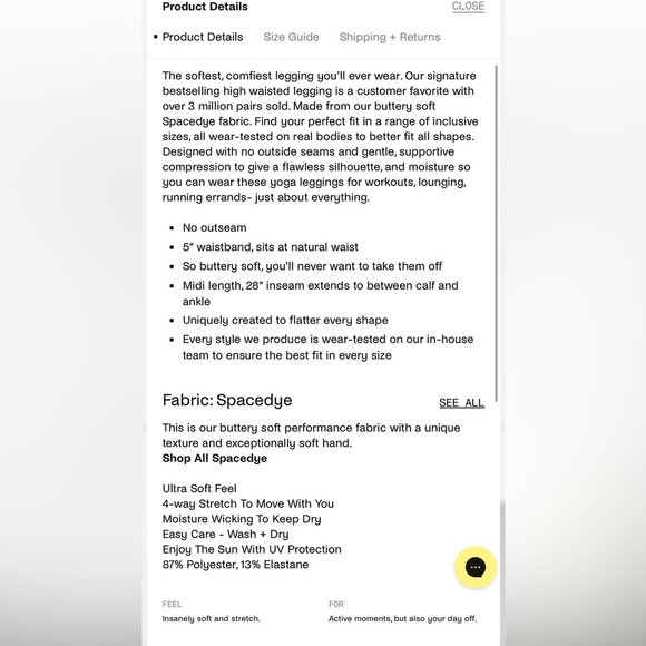 Beyond Yoga Spacedye High Waisted Legging Color Aubergine-Beet Medium - Picture 11 of 13